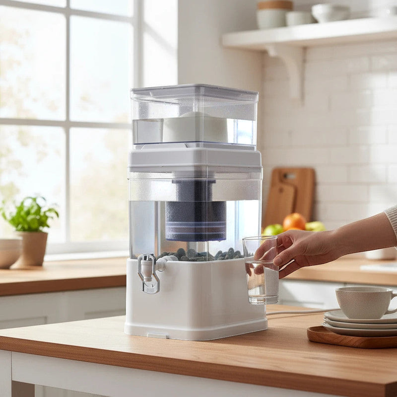 Sistema purificador de agua por gravedad 10 litros