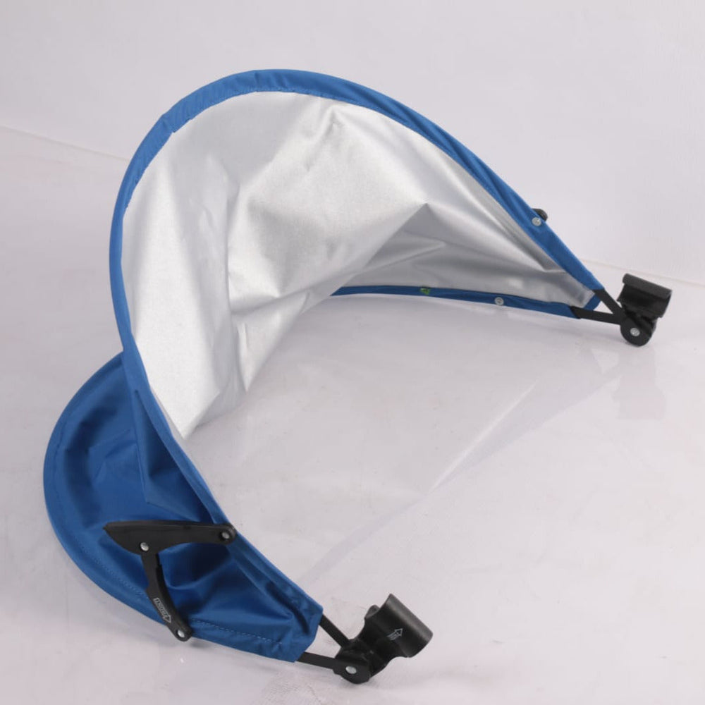 Sombrilla personal para silla playa azul