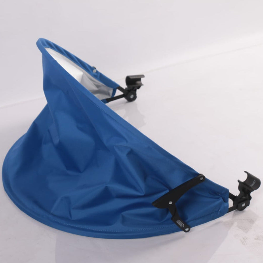 Sombrilla personal para silla playa azul
