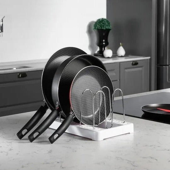 Soporte para Moldes y Sartén - Blanco
