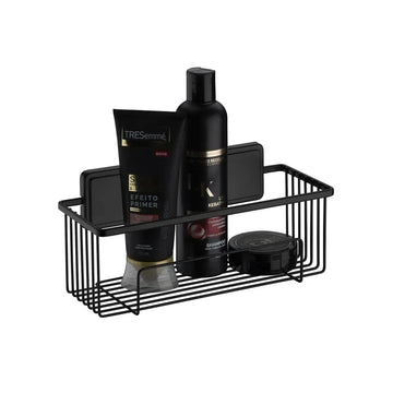 Soporte para champú con adhesivo - negro mate