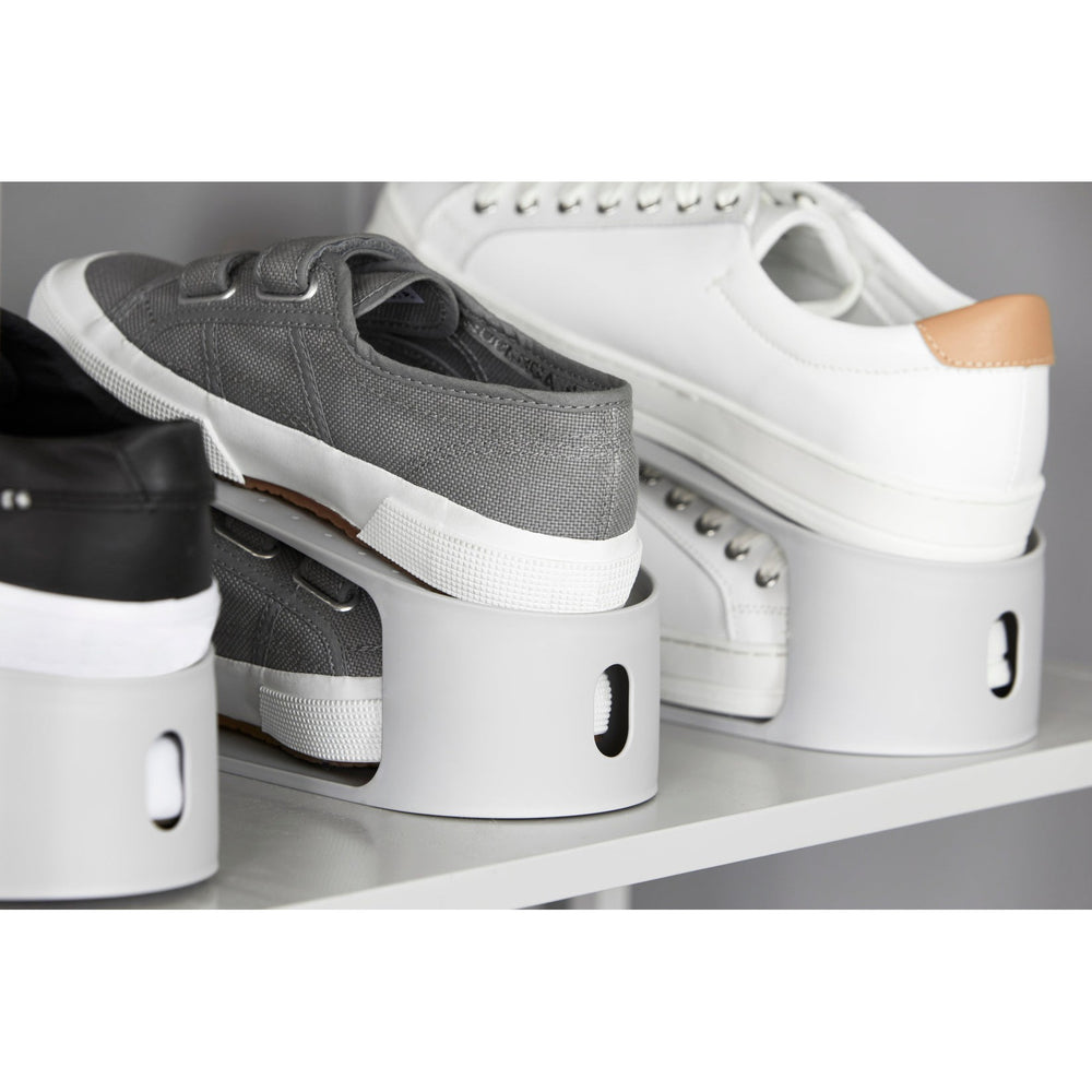 Soporte para zapatos blanco