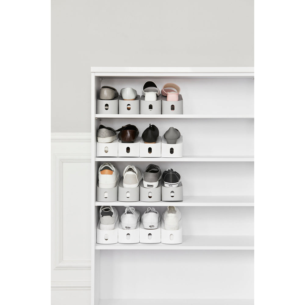Soporte para zapatos blanco