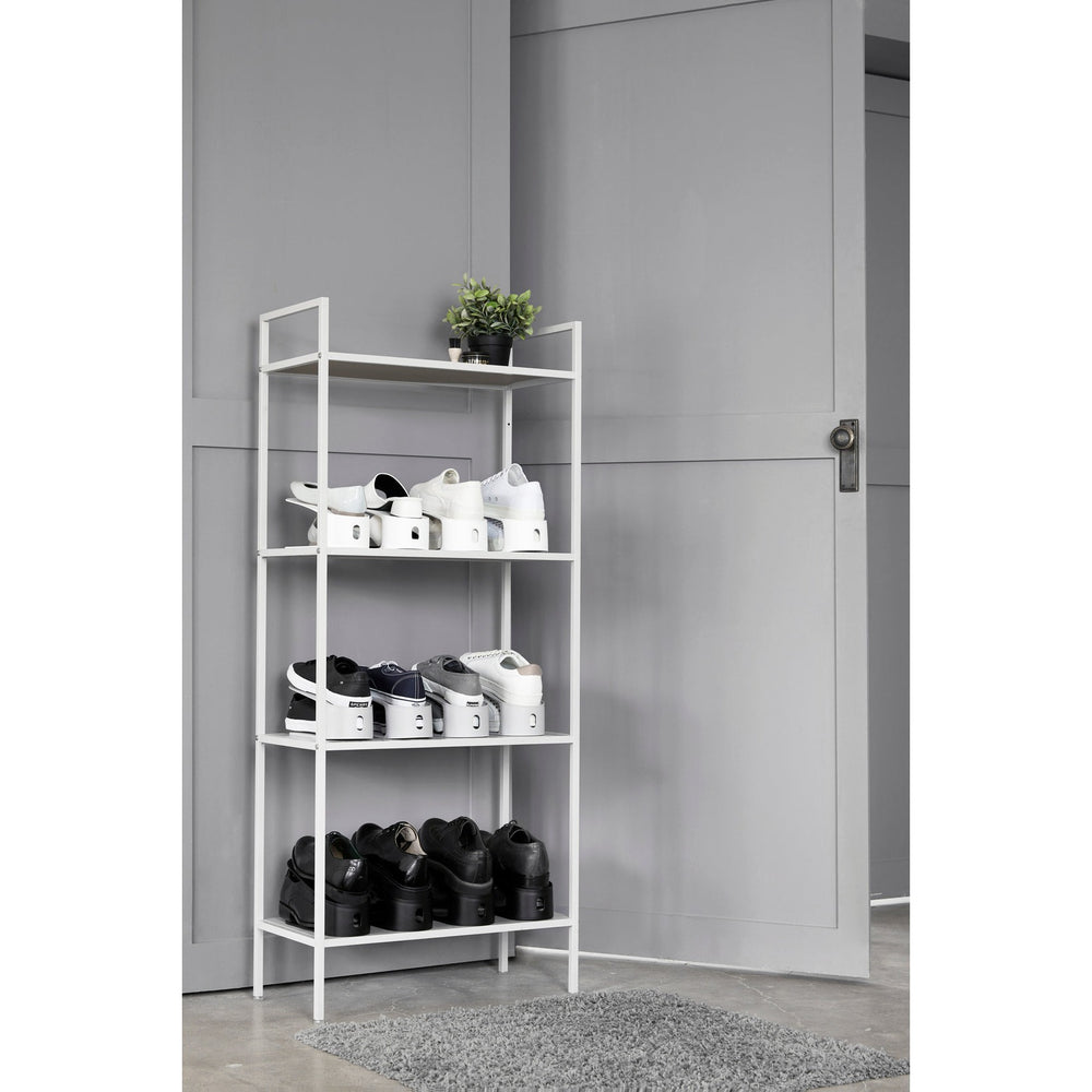 Soporte para zapatos blanco
