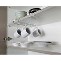Soporte tazas grandes gabinete Organizare plateado