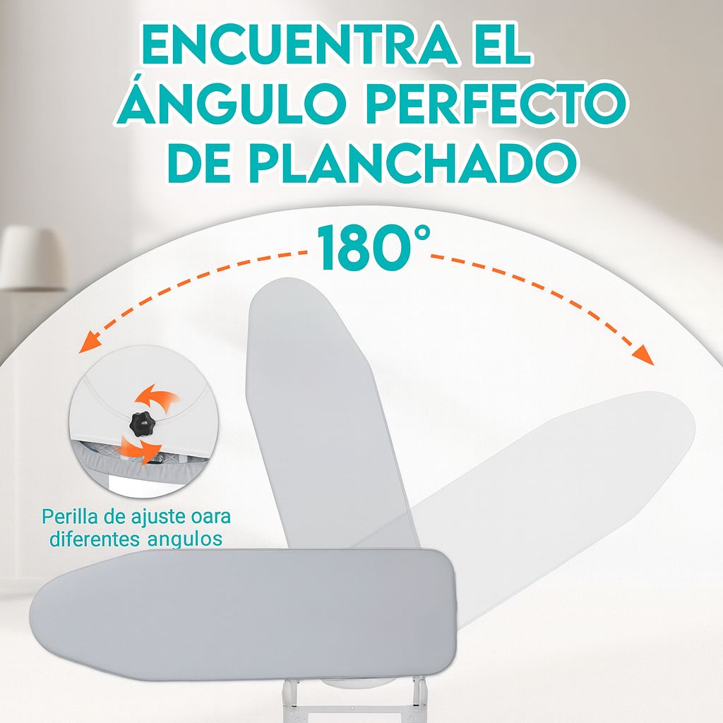 Tabla de Planchar de Pared Plegable y Giratoria IronFold