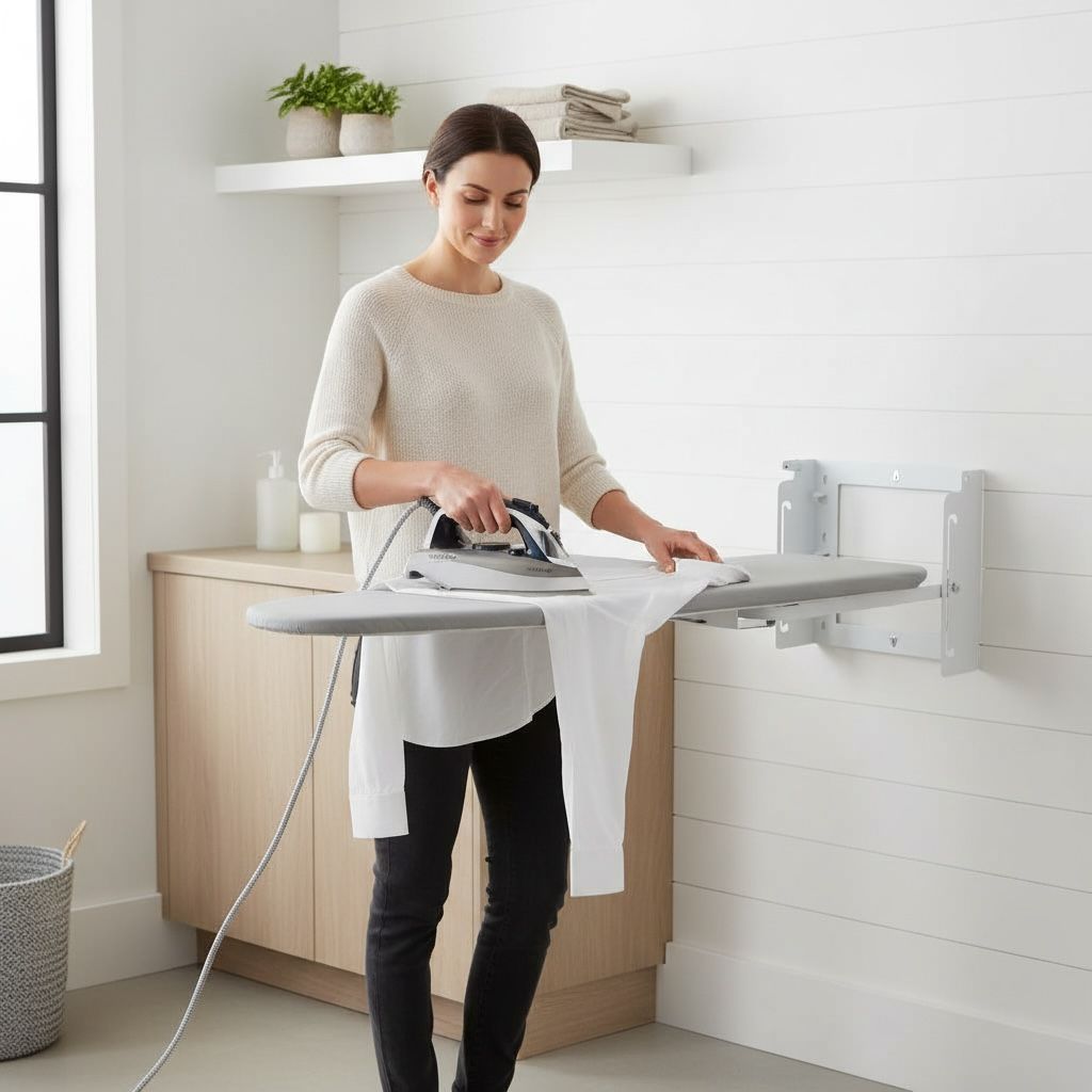 Tabla de Planchar de Pared Plegable y Giratoria IronFold