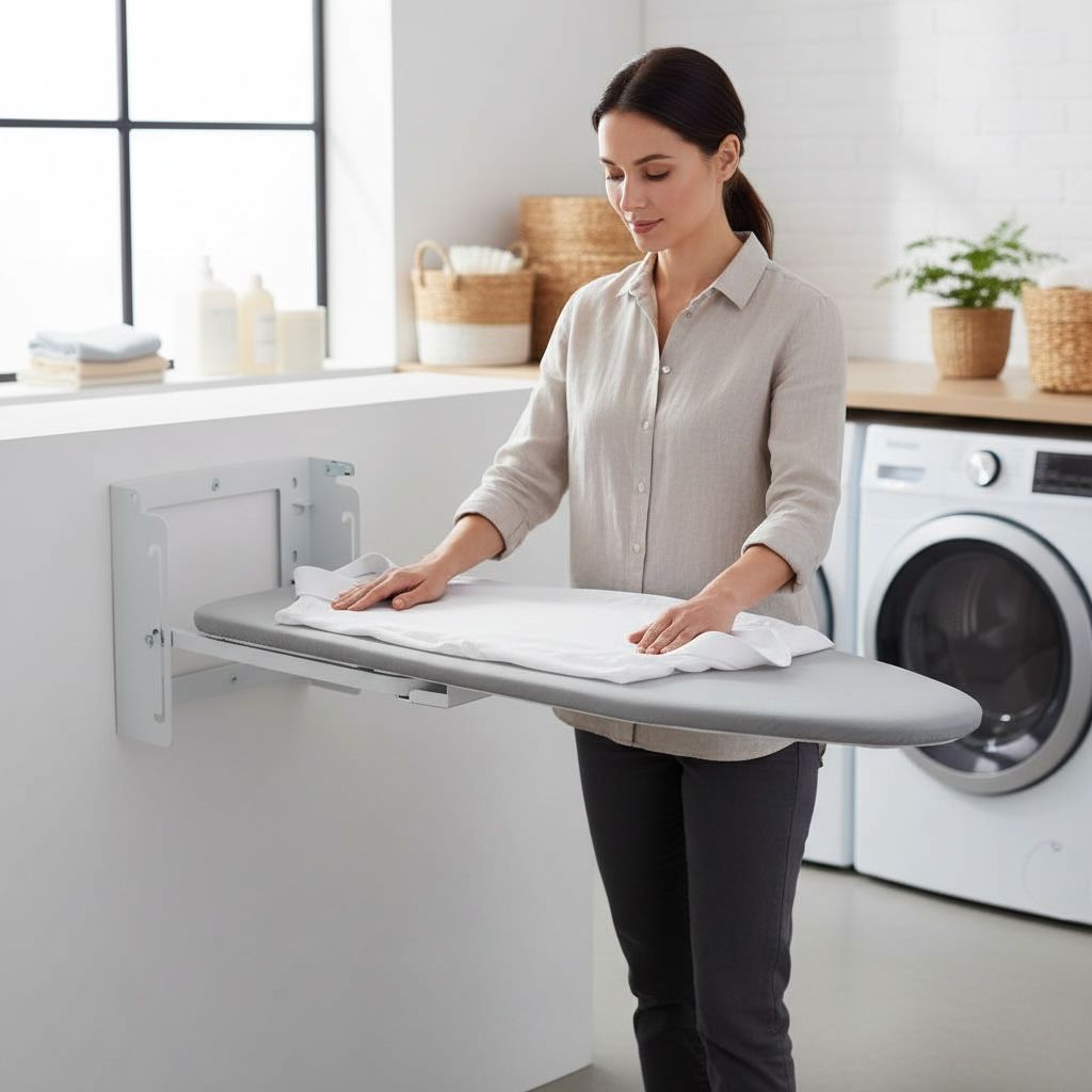 Tabla de Planchar de Pared Plegable y Giratoria IronFold