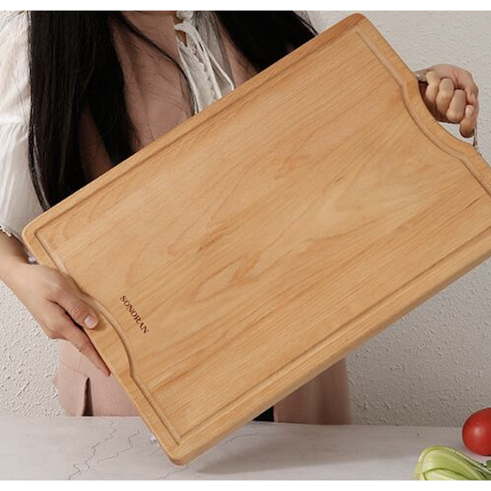 Tabla parrillera con asa 45X30X3cm