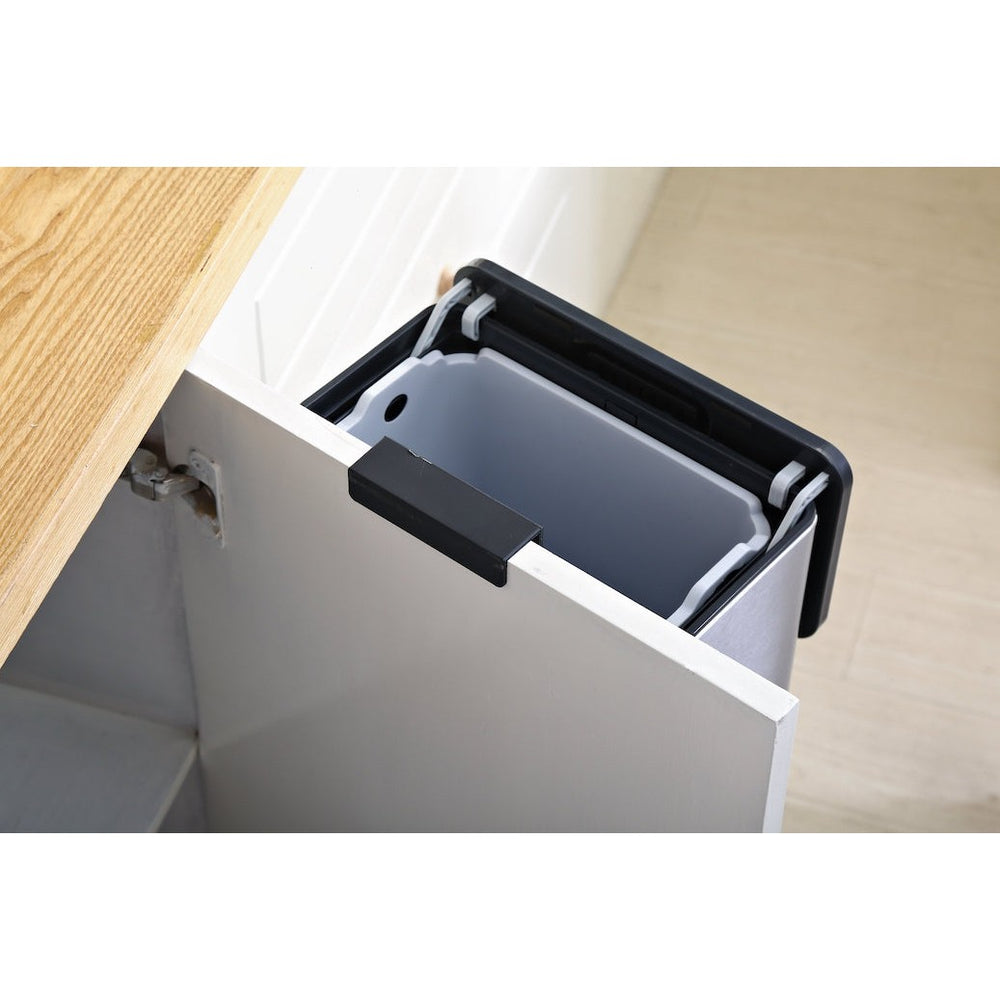 Tacho basura gabinete 6 litros acero inoxidable