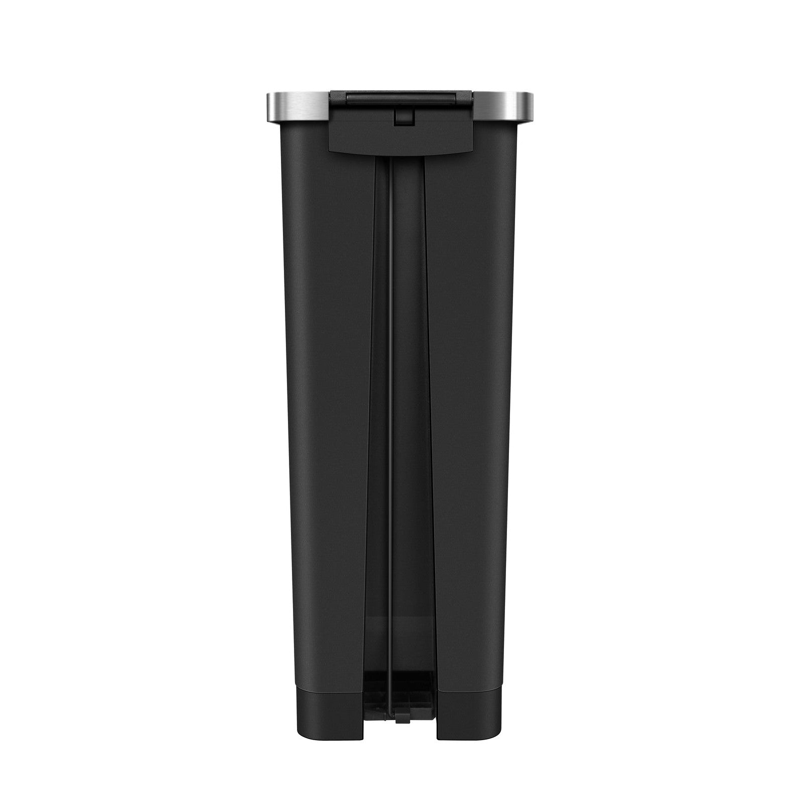 Tacho basura pedal Hana slim plástico 45L negro