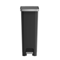 Tacho basura pedal Hana slim plástico 45L negro