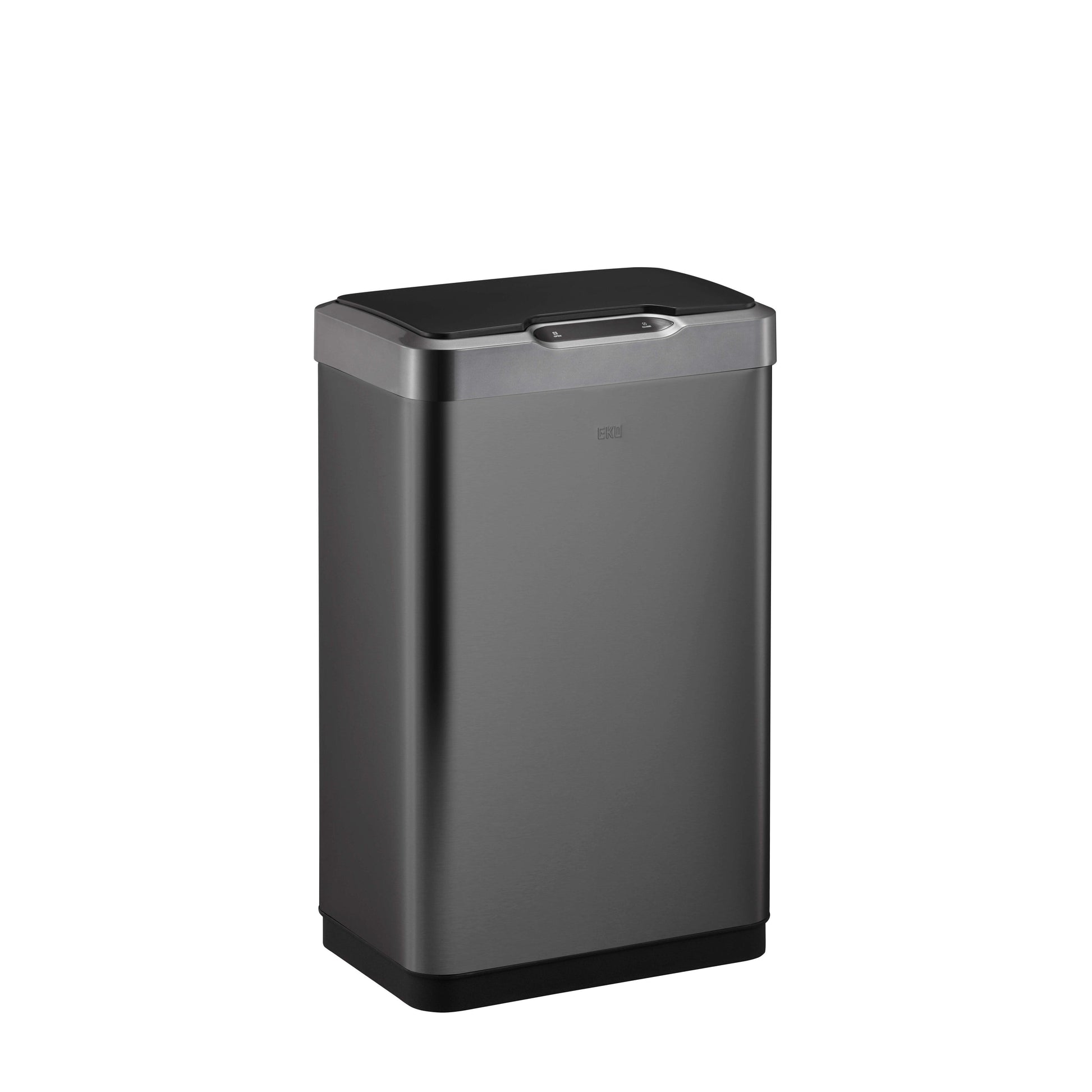 Tacho de Basura Sensor Deluxe Mirage-T 50L Negro Acerado – Apertura Automática sin Contacto