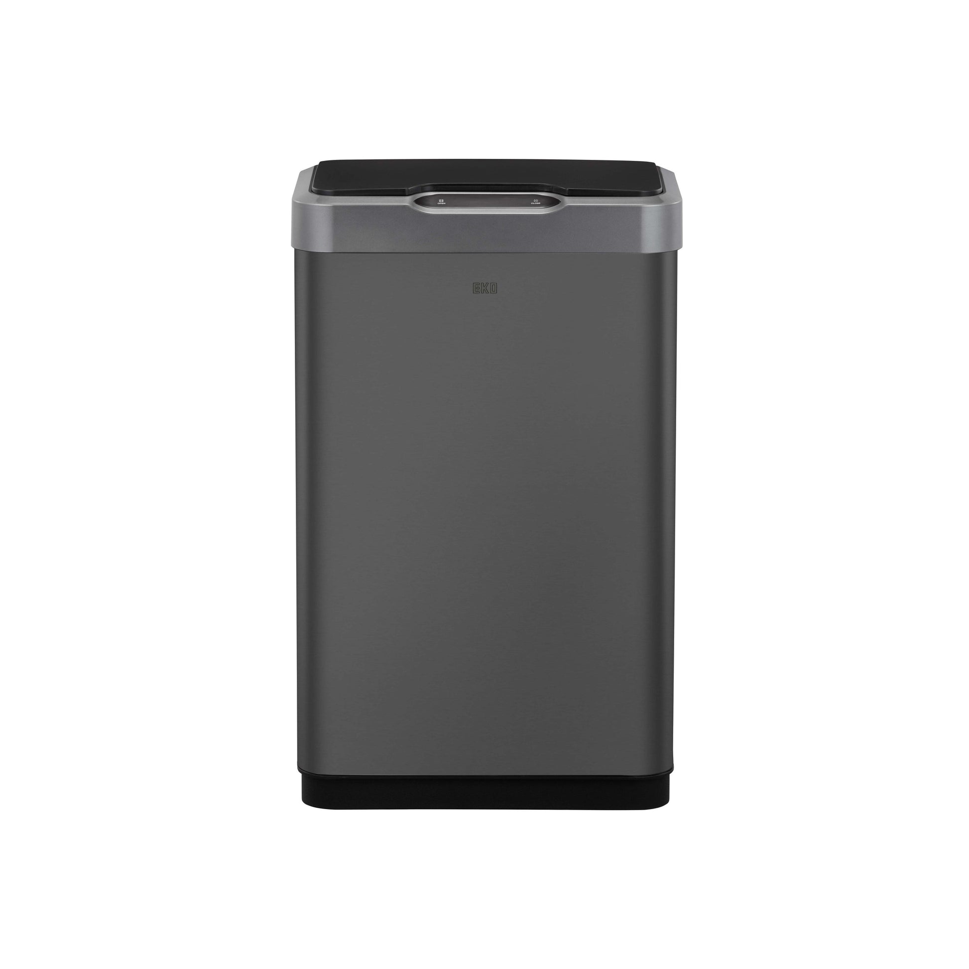 Tacho de Basura Sensor Deluxe Mirage-T 50L Negro Acerado – Apertura Automática sin Contacto
