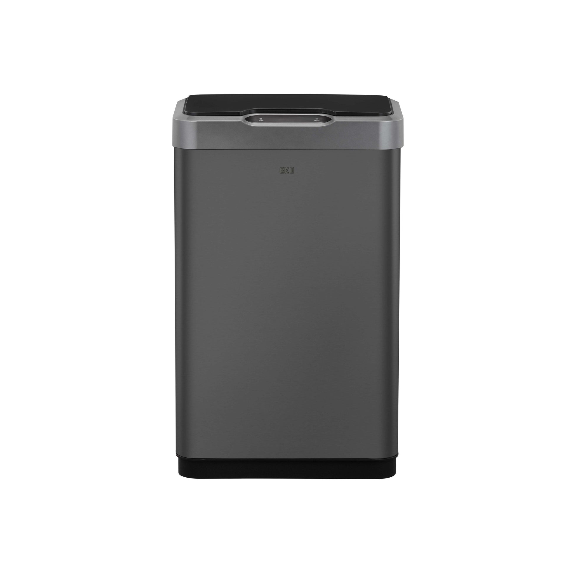 Tacho de Basura Sensor Deluxe Mirage-T 50L Negro Acerado – Apertura Automática sin Contacto