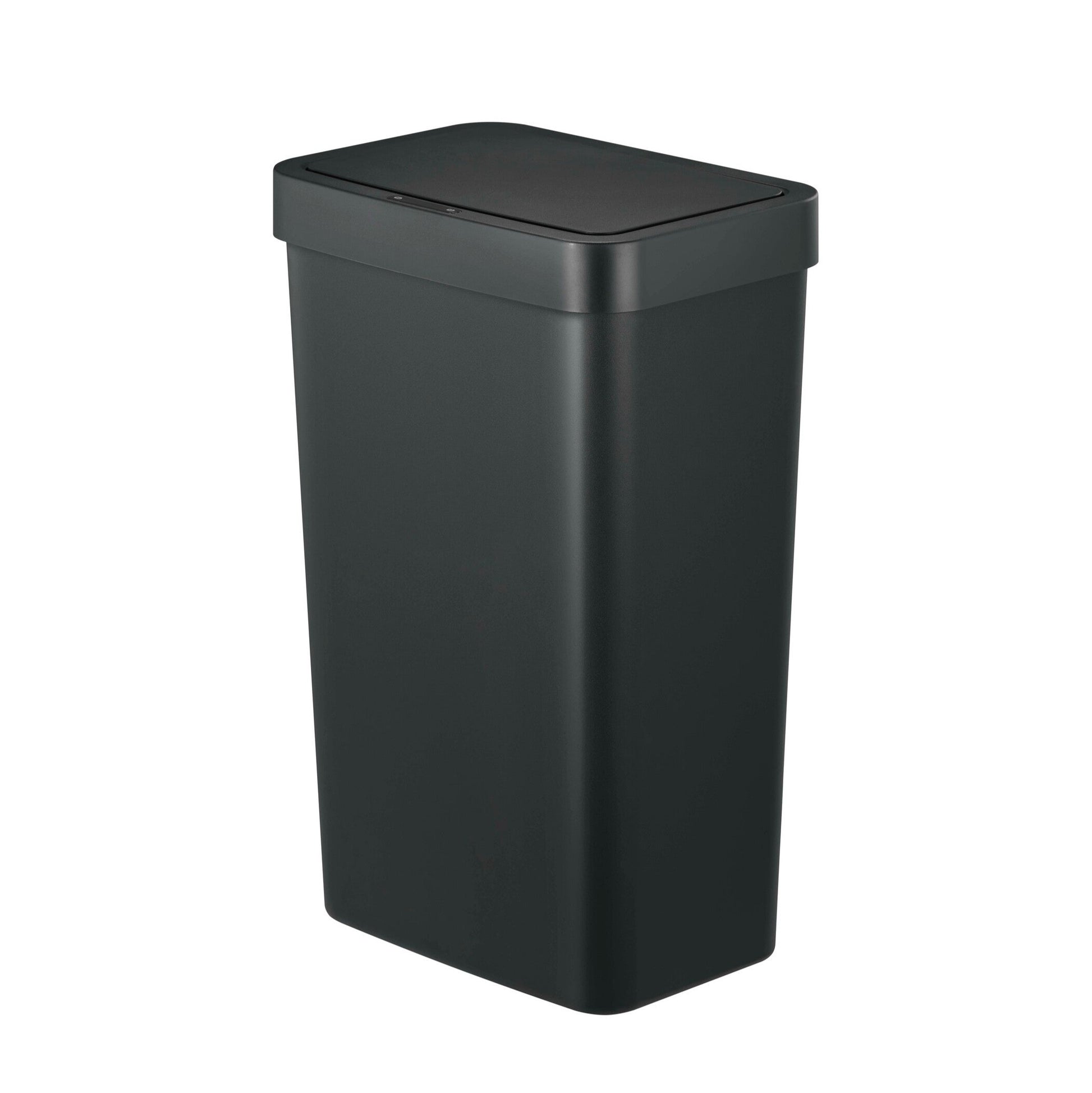 Tacho de Basura Sensor Hana 50L Plástico Negro – Tapa Automática, Pantalla Digital y Sujeta Bolsas