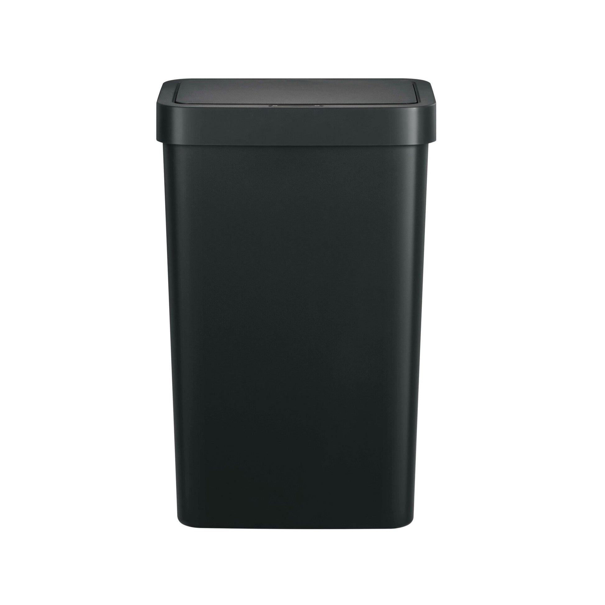 Tacho de Basura Sensor Hana 50L Plástico Negro – Tapa Automática, Pantalla Digital y Sujeta Bolsas