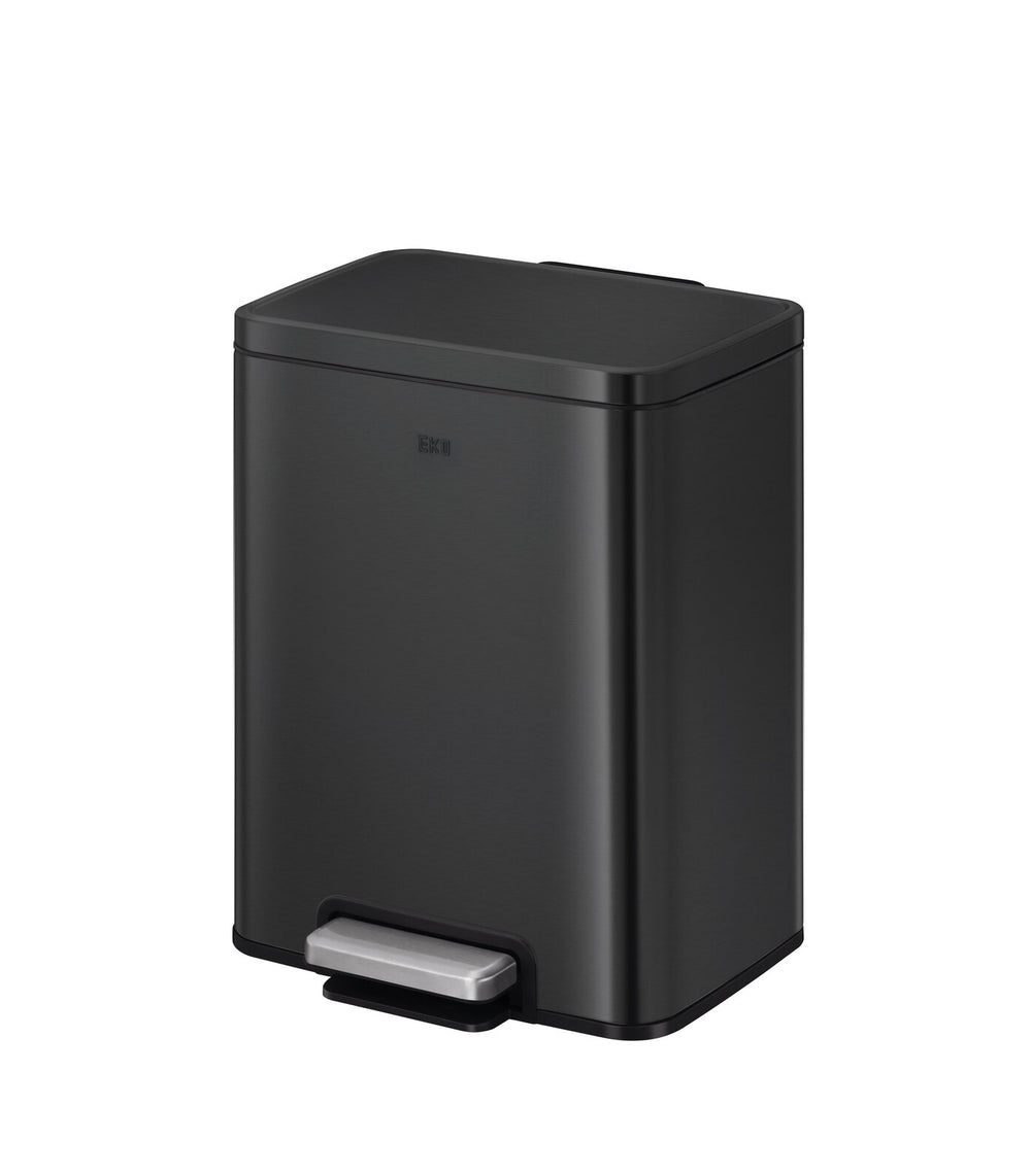 Tacho de basura con pedal Madison 20 L acero negro