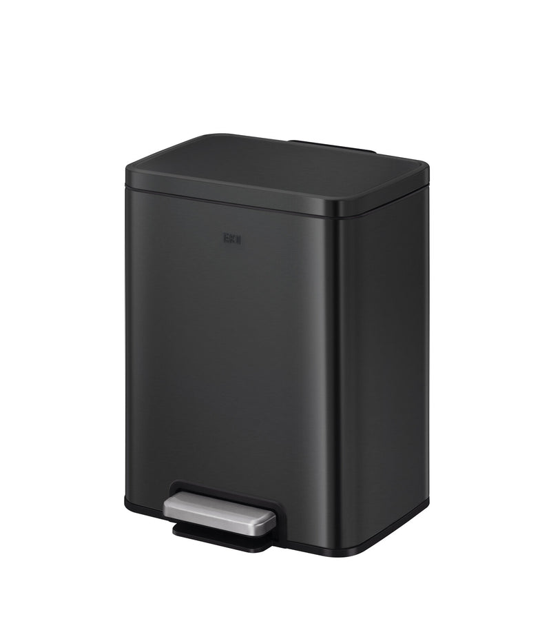 Tacho de basura con pedal Madison 20 L acero negro
