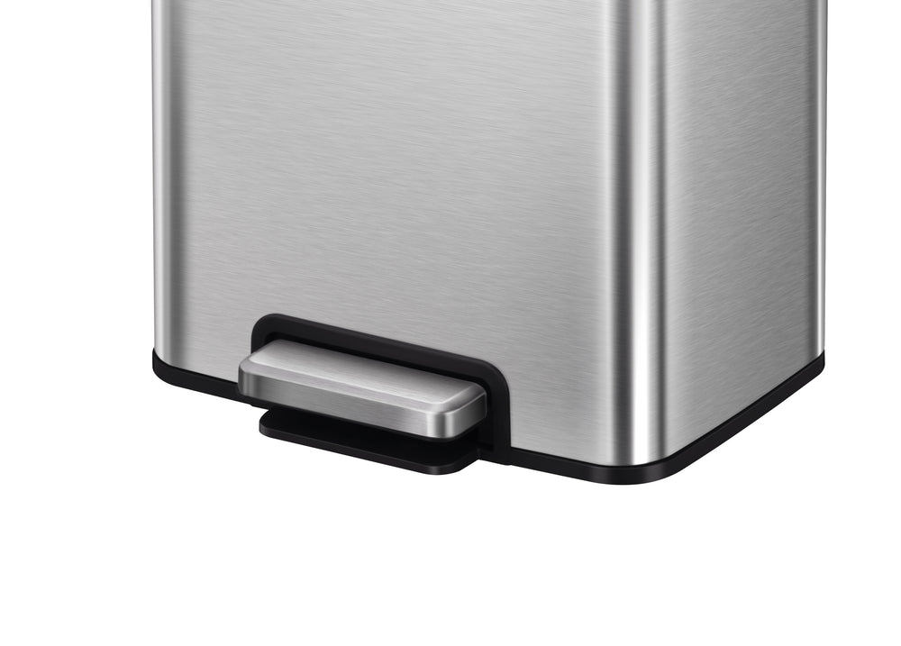 Tacho de basura con pedal Madison 20 L acero plateado mate