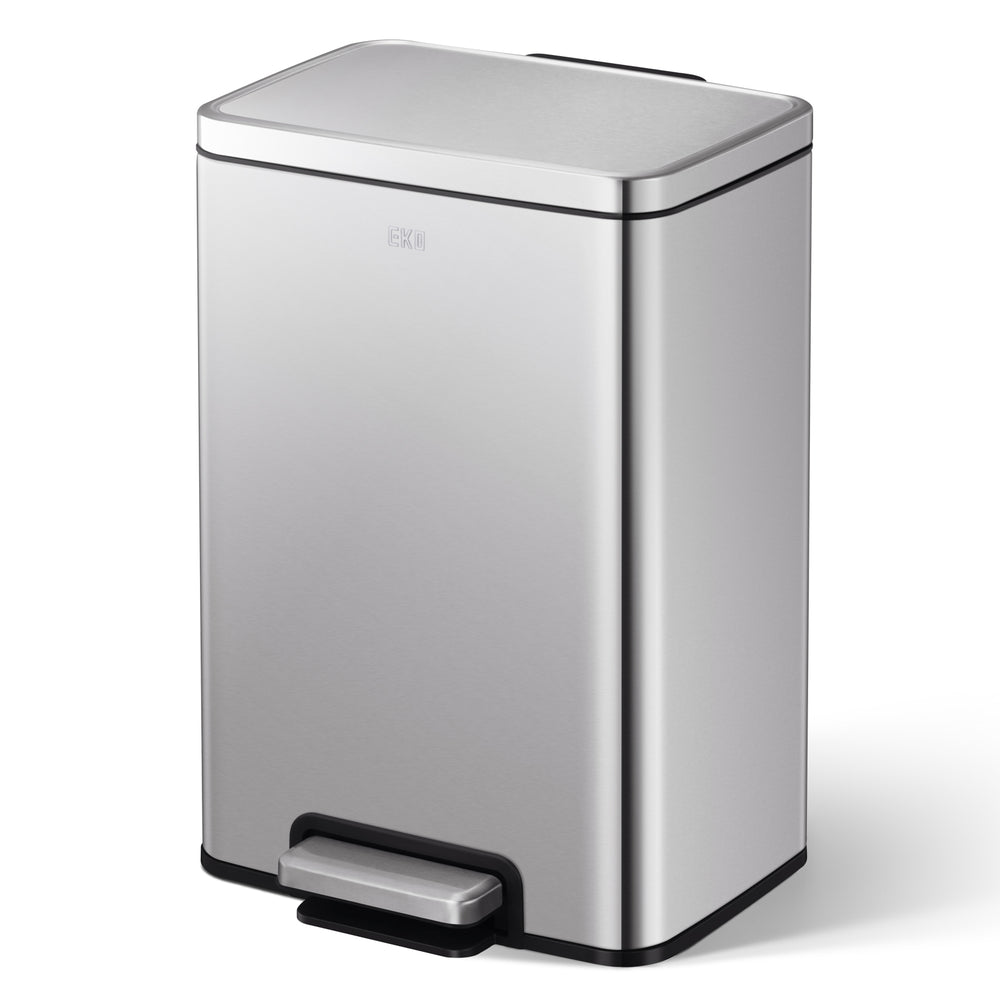 Tacho de basura con pedal Madison 20 L acero plateado mate