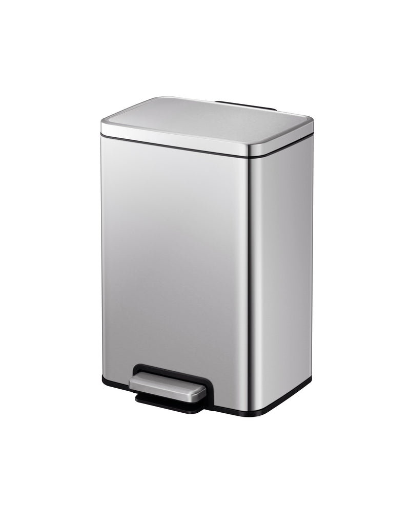 Tacho de basura con pedal Madison 20 L acero plateado mate