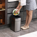 Tacho de basura con sensor 20L acero inoxidable alas – USB