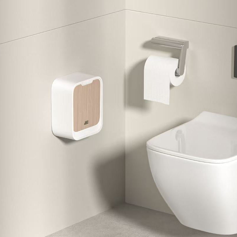 Tacho de basura con sensor gabinete 7 L amaderado · ABS · USB