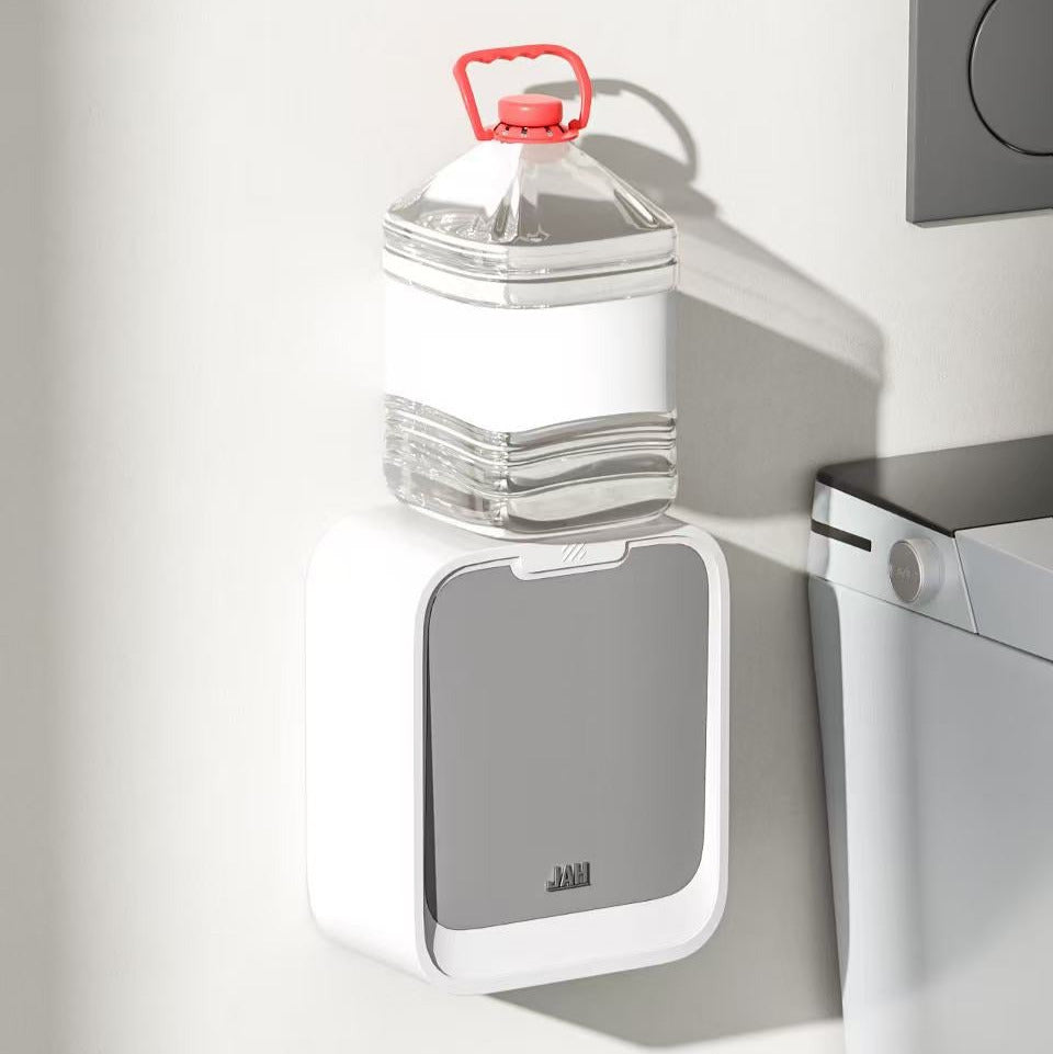 Tacho de basura con sensor gabinete 7L amaderado – ABS - USB