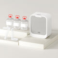 Tacho de basura con sensor gabinete 7L amaderado – ABS - USB