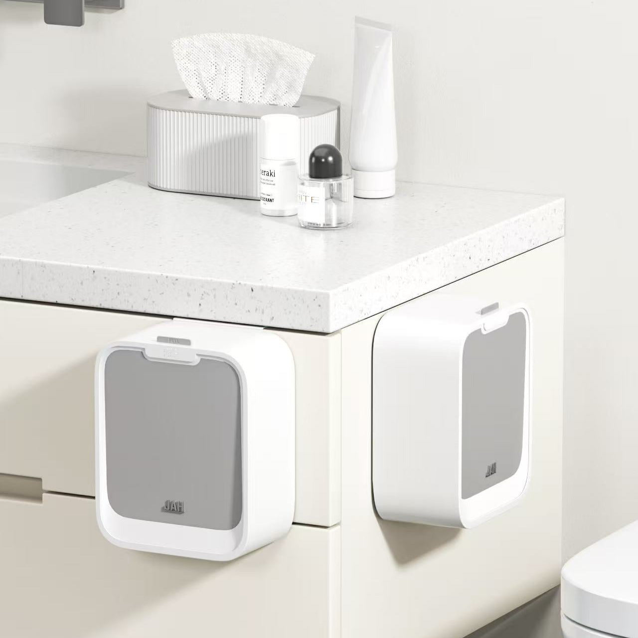 Tacho de basura con sensor gabinete 7L gris – ABS - USB