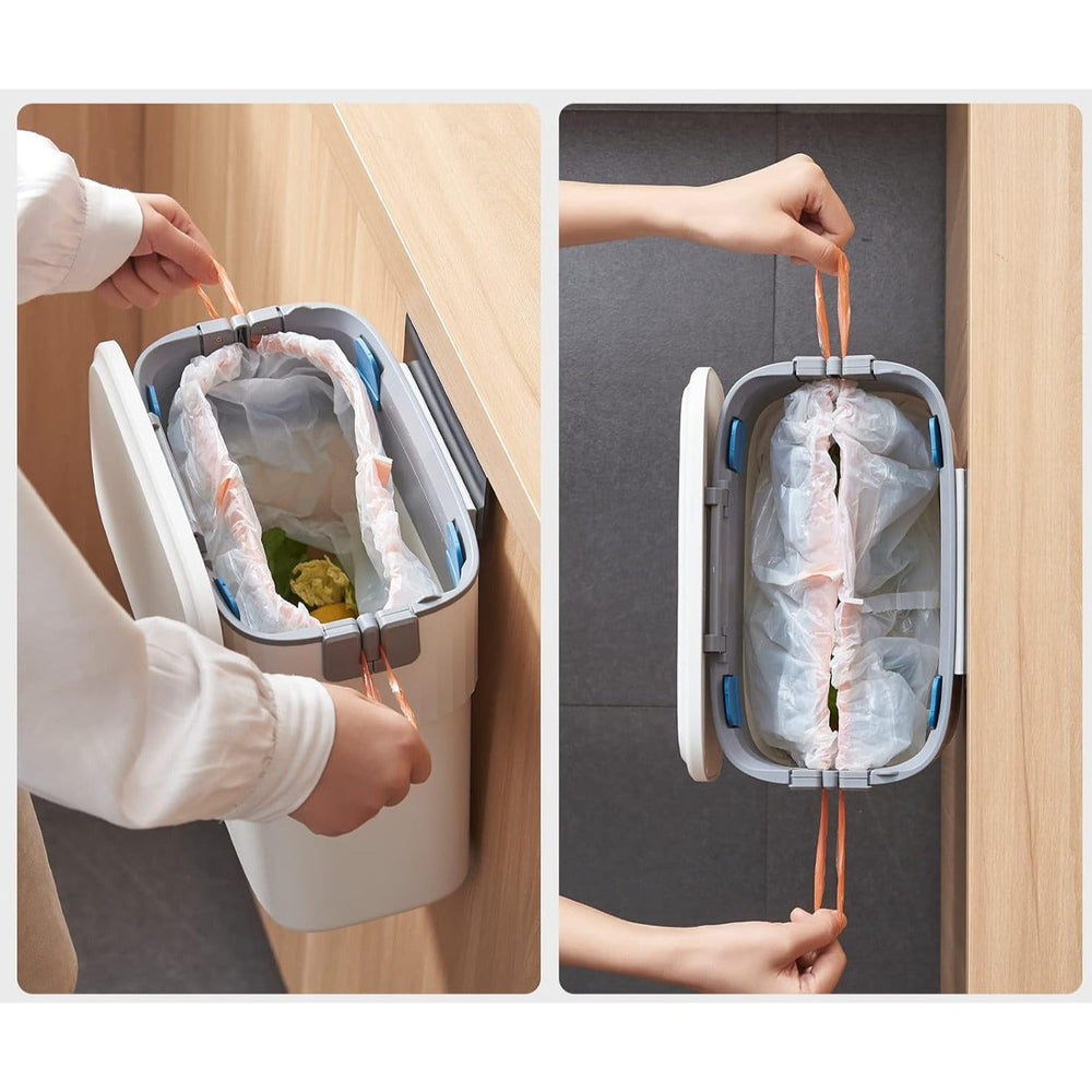 Tacho de basura gabinete 9 litros ABS blanco