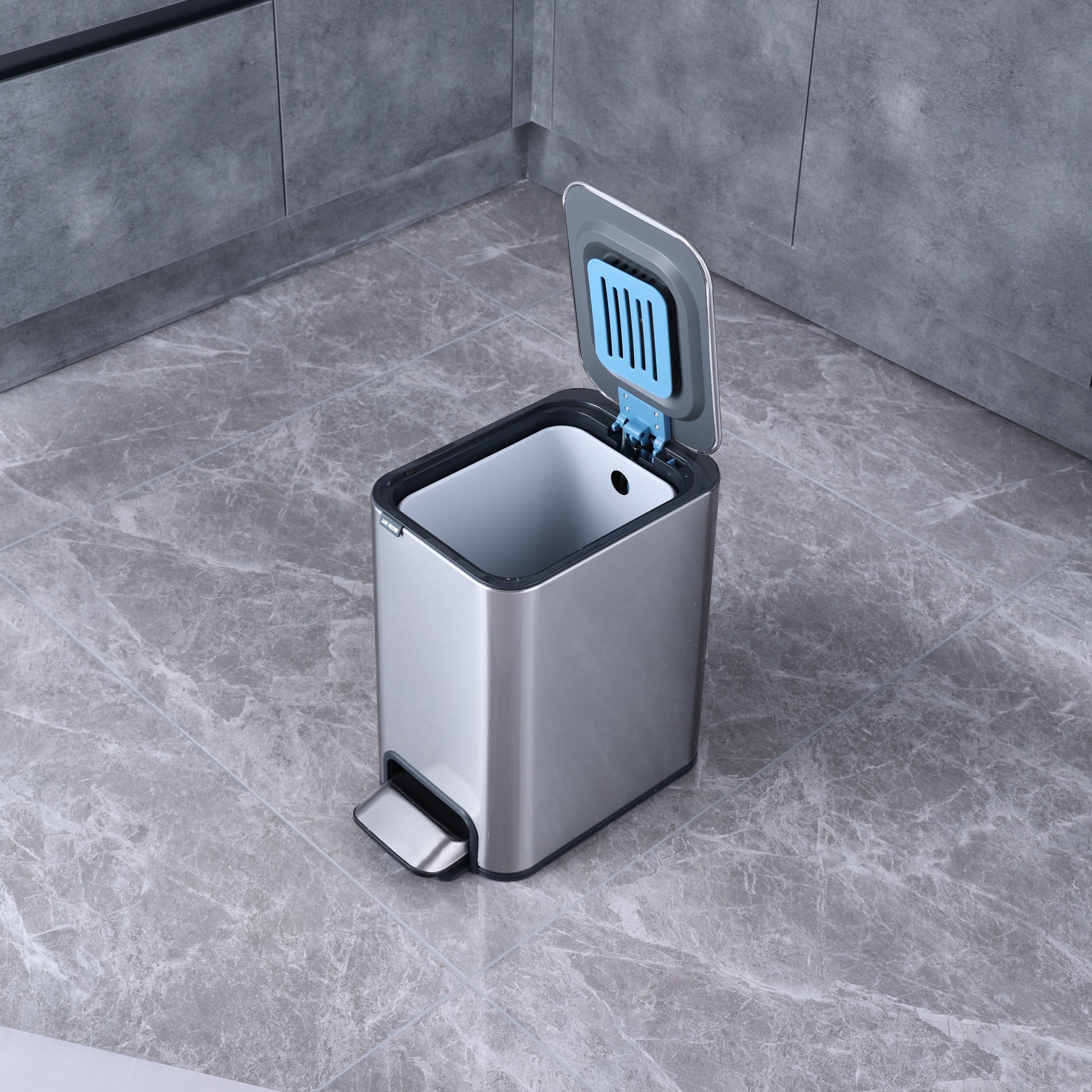 Tacho de basura pedal 13L acero