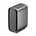 Tacho de basura sensor 9 litros gris carbón con patas madera