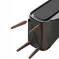Tacho de basura sensor 9 litros gris carbón con patas madera