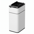 Tacho de basura sensor Alas 20 litros con Auto Fijación de Bolsa blanco