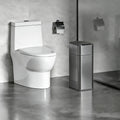 Tacho de basura sensor Alas 20 litros con Auto Fijación de Bolsa plateado