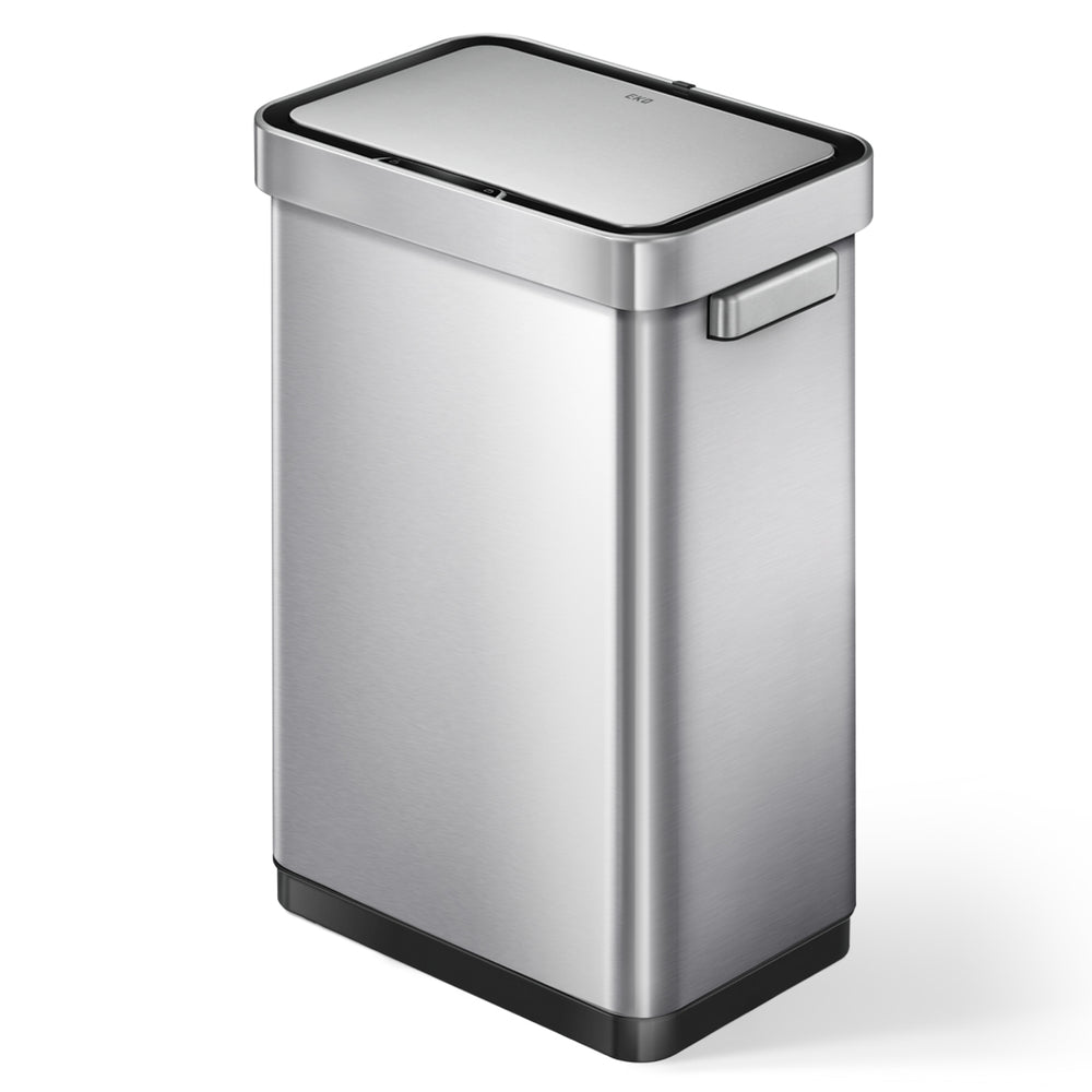 Tacho de basura sensor Deluxe Mirage-T 50 L acero plateado
