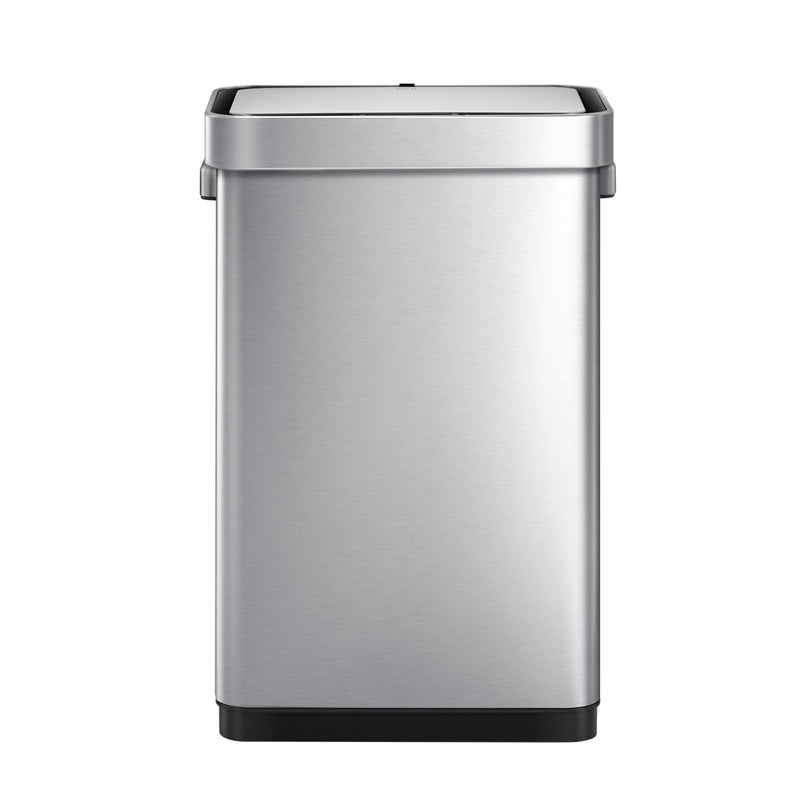 Tacho de basura sensor Deluxe Mirage-T 50 L acero plateado