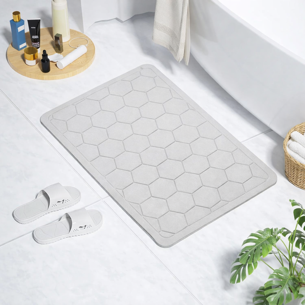 Tapete de baño de Diatomita BathMat - Ecológica y Antibacteriana