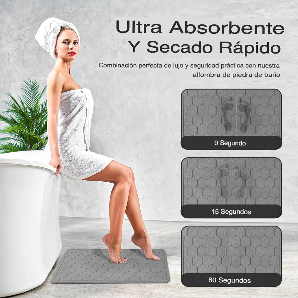 Tapete de baño de Diatomita BathMat - Ecológica y Antibacteriana