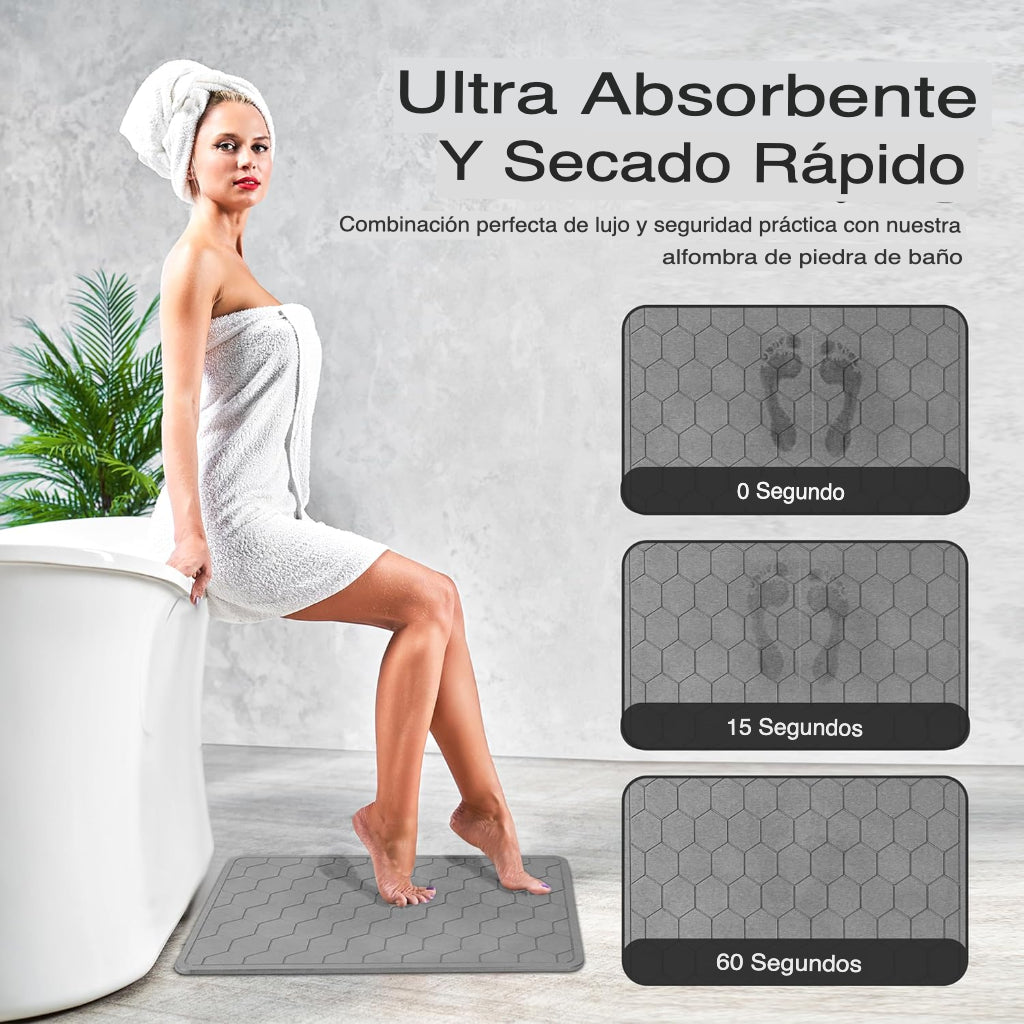 Tapete de baño de Diatomita BathMat - Ecológica y Antibacteriana