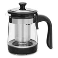 Tetera de Vidrio Borosilicato 750ml con Filtro Inox