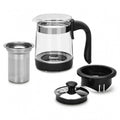 Tetera de Vidrio Borosilicato 950ml con Filtro Inox