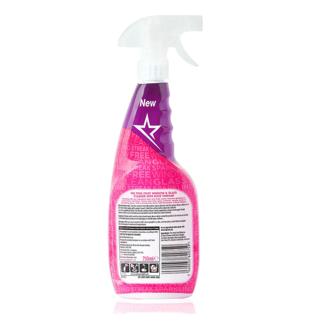 The Pink Stuff® limpiavidrios vinagre rosado 750 ml