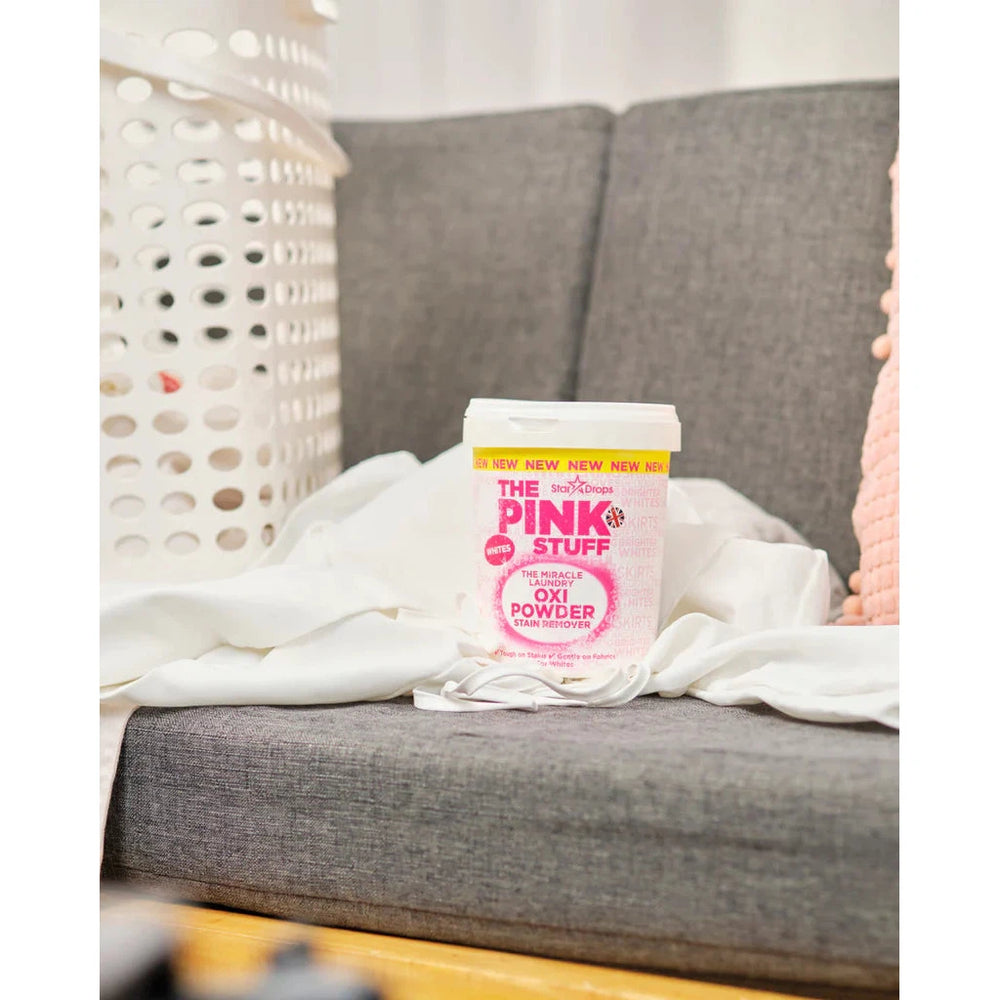 The Pink Stuff® Quitamanchas en polvo Oxi para ropa blanca 1kg