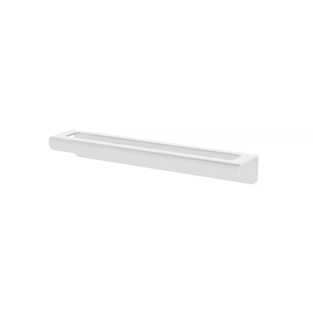 Toallero 28 cm Ispirazione aluminio- blanco mate