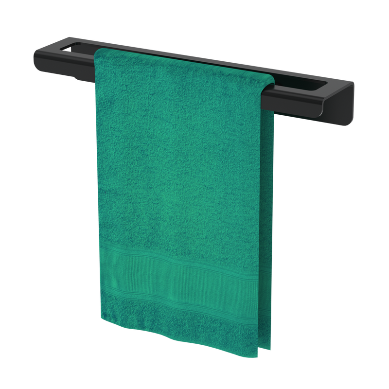 Toallero 28cm Ispirazione aluminio- negro mate