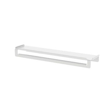 Toallero con estante 50cm Ispirazione aluminio- blanco mate