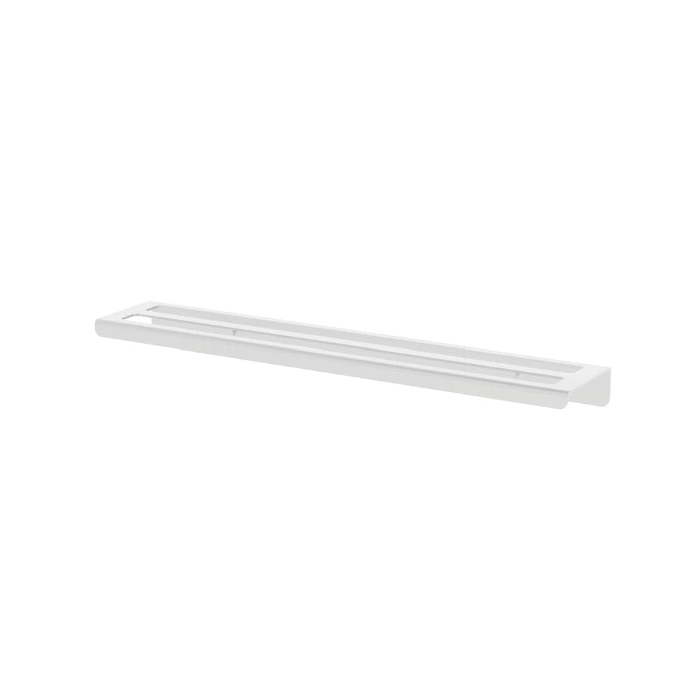Toallero doble 50 cm Ispirazione aluminio- blanco mate